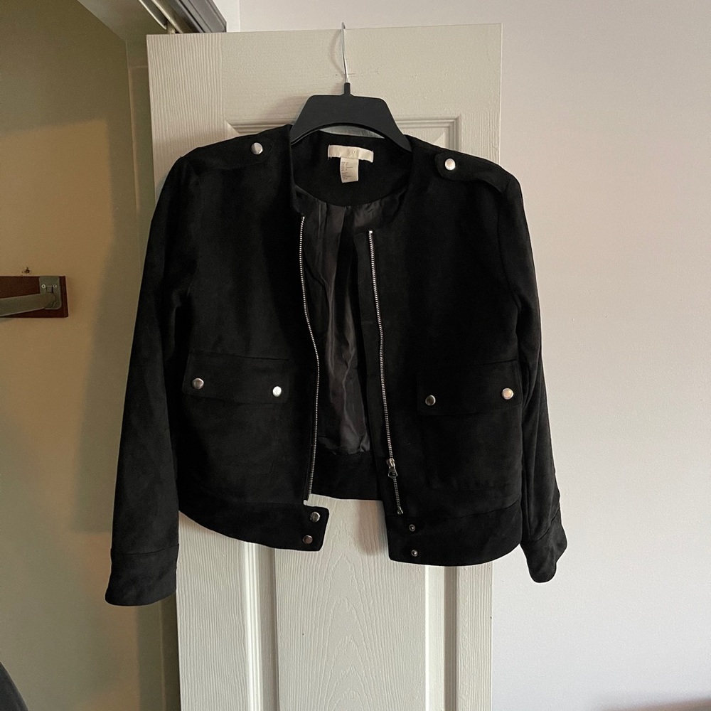 H&M Black Velvet Jacket